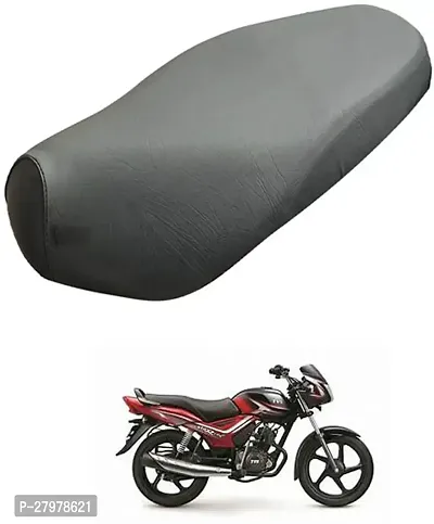 Two Wheeler Seat Cover Black For Tvs Star City-thumb0