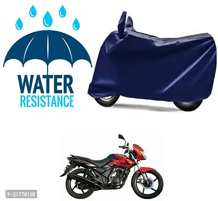 Splendid Waterproof Polyester Two Wheeler Cover Suitable For TVS Flame 125 Bikes-thumb0