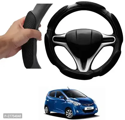 Car Steering Cover Black 6G Skidproof For Hyundai Eon