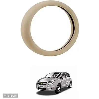 Car Stering Cover Round Beige For Sail Hatchback-thumb0