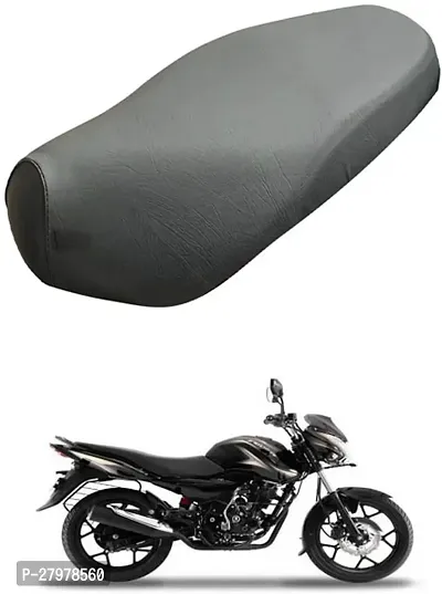 Two Wheeler Seat Cover Black For Bajaj Discover 150 S-thumb0