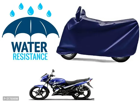 Splendid Waterproof Polyester Two Wheeler Cover Suitable For Yamaha Gladiator Bikes-thumb0