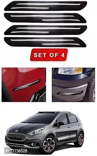 Protective Silicone Car Bumper Protector Guard For Fiat Urban Cross-Pack Of 4-thumb0