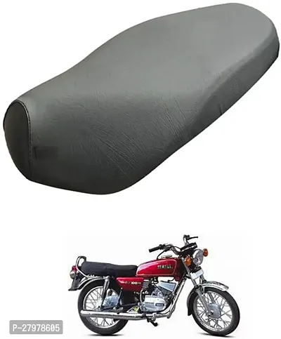 Two Wheeler Seat Cover Black For Yamaha Rx 100-thumb0