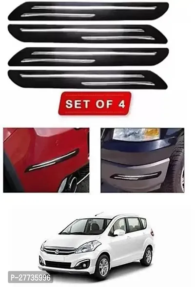 Protective Silicone Car Bumper Protector Guard For Maruti Suzuki Ertiga-Pack Of 4-thumb0