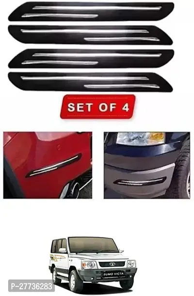 Protective Silicone Car Bumper Protector Guard For Tata Sumo Victa-Pack Of 4