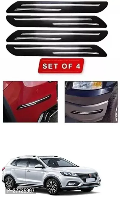 Protective Silicone Car Bumper Protector Guard For MG ERX5-Pack Of 4-thumb0