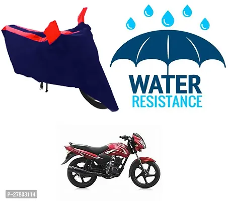 Designer Bike Body Cover Red And Blue For Tvs Star Sport