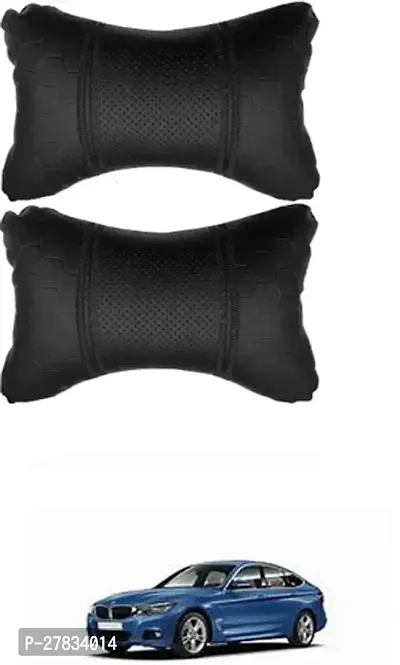 Comfortable Car Neckrest Pillow Black Football Design For Bmw 3 Series Gt