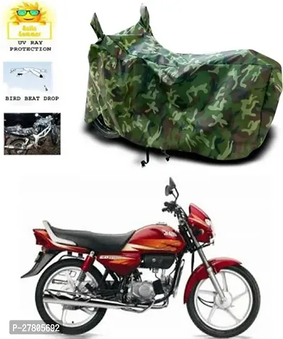 Designer Bike Body Cover Jungle Green For Honda Cd