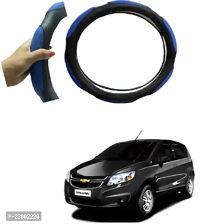 RONISH Car Steeing Cover/Black,Blue Steering Cover For Chevrolet Sail U-VA