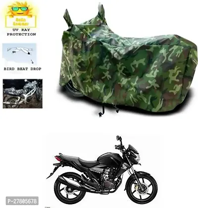 Designer Bike Body Cover Jungle Green For Honda Cb Unicorn