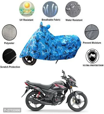 Durable and Water Resistant Polyester Bike Cover For Honda CB Shine SP