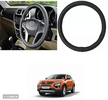 Designer Car Steering Cover Round Black For Tata Harrier