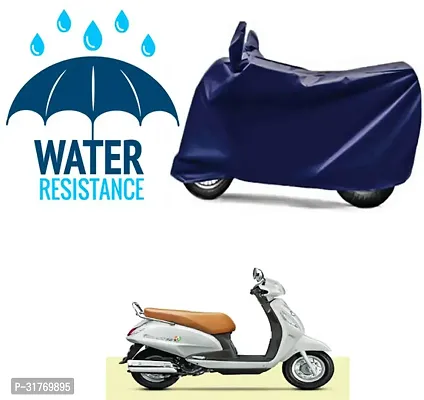 Splendid Waterproof Polyester Two Wheeler Cover Suitable For Suzuki Access Bikes-thumb0