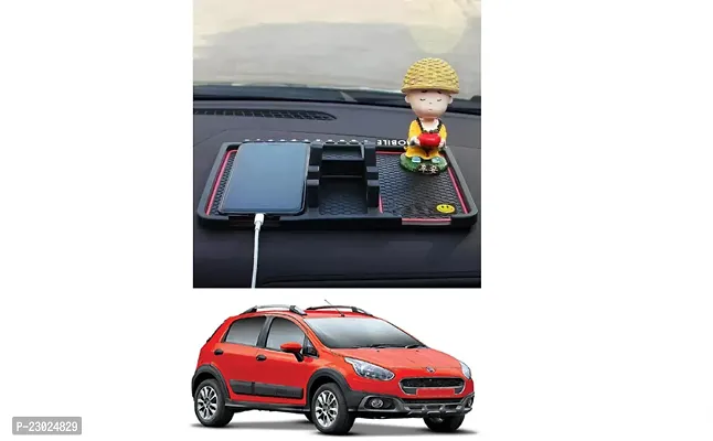 Car Dashboard Pad Mat/Car Mat/Car Cell Phone Holder Mat For Fiat Avventura