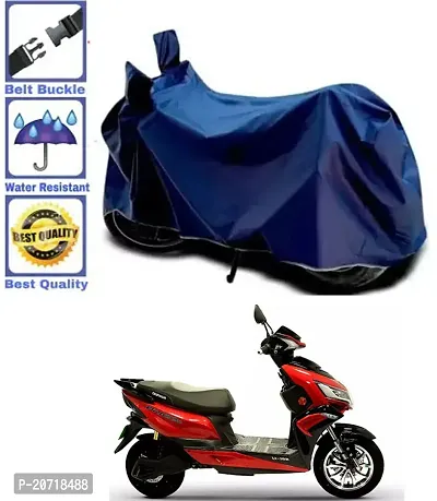 RONISH Waterproof Bike Cover/Two Wheeler Cover/Motorcycle Cover (Navy Blue) For Okinawa Praise