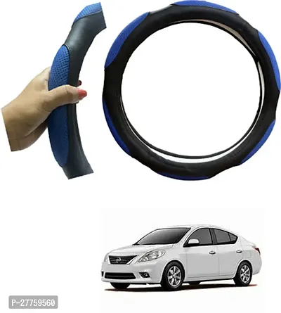 Car Steering Cover Blue 6G Heat Resistant For Nissan Sunny