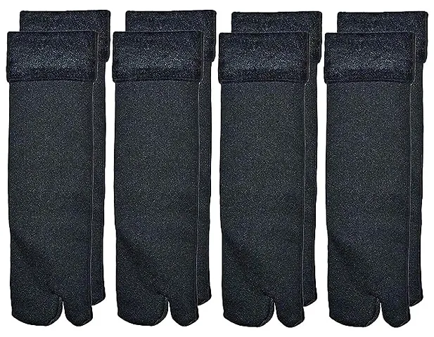 SSRS Women's Ankle Length Fur Socks/Women Girls Winter Socks (Black)