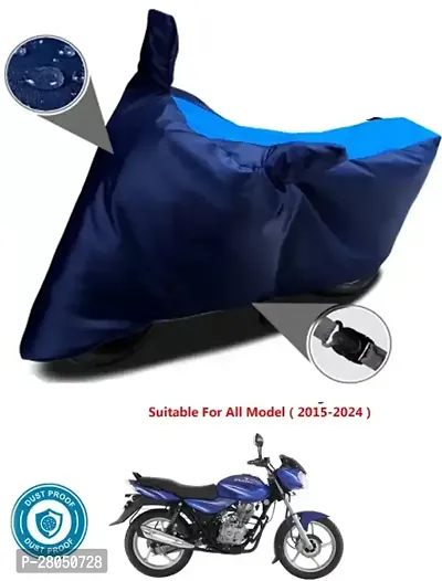 Waterproof Two Wheeler Cover for Bajaj  (Discover 125 DTS-i, Blue)