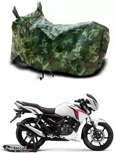 TVS Apache RTR 160 Jungle Print Bike Body Cover Universal-thumb0