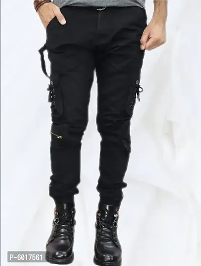 MEN'S GREY COLOR SLIM FIT CARGO PANTS, Comfortable Cargo, Latest Cargo, Best  Quality Cargo, Daily Wear