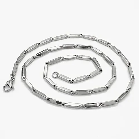 Silver stainless Steel Rive Chain