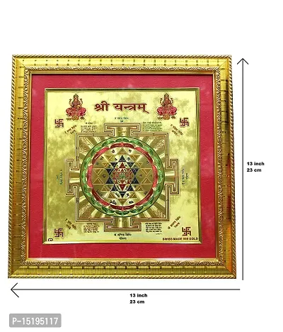 Om ssvmb9 Shree/Shri Yantram Yantr Shri Yantra Original for Protection, Health/Wealth Yantra for Good Fortune, Protection and Growth.-thumb2