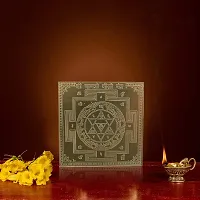 Om ssvmb9 Copper Gayatri Bisho/Visho Yantra/Yantram Heavy 22 Gauge Siddh (Energized) and Effective (3 x 3 Inch)-thumb1