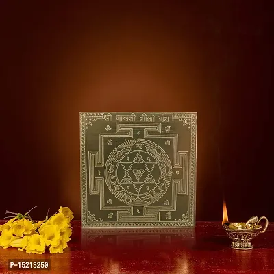 Om ssvmb9 Copper Gayatri Bisho/Visho Yantra/Yantram Heavy 22 Gauge Siddh (Energized) and Effective (3 x 3 Inch)-thumb2