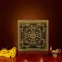 Om ssvmb9 Varah Dev Yantra/Varaha Yantra - Copper - (3 x 3 inches, Brown)-thumb1