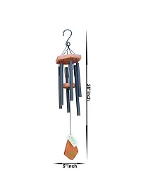 Om ssvmb9 Metal Feng Shui Vastu Windchime/Wind Chimes 6 Pipes Rods for Positive Vibrations Energy Flow at Home, Office, Garden, Balcony, Bedroom, Window, Indoor  Outdoor Decoration 28 in-thumb3