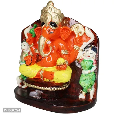 The color combination have been set based on the preference by majority of Lord Ganesha devotee. The Lenses eye work, which is a very difficult job to do in smalls idols, have been done by our dedicat-thumb3