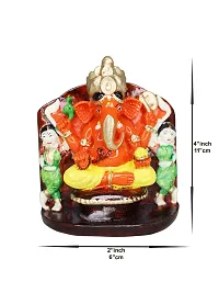 The color combination have been set based on the preference by majority of Lord Ganesha devotee. The Lenses eye work, which is a very difficult job to do in smalls idols, have been done by our dedicat-thumb3