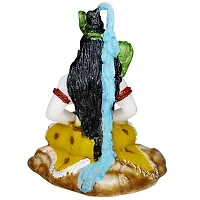 Om ssvmb9 Marble Shiv/Shiva/Shankar/Mahadev/Bholenath Statue/Idol/Murti/Bhagvan for Home Puja/Pooja Temple/Mandir, Car Dashborad, Gifting, Home Decor (White Color)-thumb1