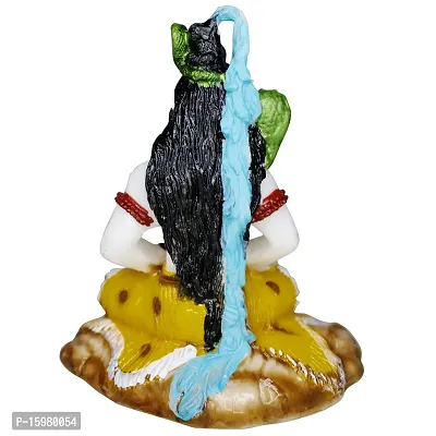 Om ssvmb9 Marble Shiv/Shiva/Shankar/Mahadev/Bholenath Statue/Idol/Murti/Bhagvan for Home Puja/Pooja Temple/Mandir, Car Dashborad, Gifting, Home Decor (White Color)-thumb2