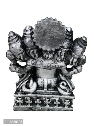 Om ssvmb9 Marble Panchmukhi Ganesh Idol for Home Decor Ganesha Idol for Car Dashborad and Ganpati Statues for Living Room Ganesh ji Murti for Showpiece Figurine Home Decor Main Door Entrance-thumb4