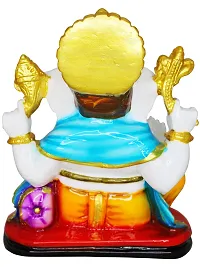 Om ssvmb9 Marble Ganesh Idol for Pooja Room Ganesha Statue for Home Decor Ganpati Idol God of Success and Luck Diwali Gifts Ganesh Murti for Home Puja 7.5 Inch-thumb4