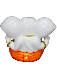 Om ssvmb9 Marble Ganeshji Murti for Pooja Room Living Room Ganesha Statue for Home Decor Ganesh Idol for Puja/Pooja Showpiece Figurine-thumb4