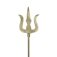 Om ssvmb9 Brass Trishool/Trishul/Shoolam Lord Shiv mahadev Durga Pooja/Puja trishul Trident for Protection and Worship (Weight:- 0.357 kg)-thumb3