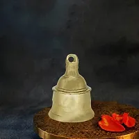 Om ssvmb9 Brass Bell/Ghanti for Home Puja Mandir Prayer Bell Pooja Head Pooja Puja Bell Ghanti, for Poojan Purpose, Spiritual Gifts (Weight:- 0.114 kg)-thumb2