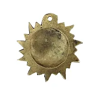 Om ssvmb9 Brass Surya Dev Wall Hanging for Home Decor Show Piece for Home Pooja and Vastu Purpose || Best for Gift (H x L x W:- 2.5 x 2 x 0.5 Inch)-thumb4