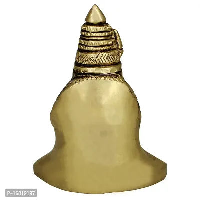 Om ssvmb9 Brass Idol Goddess Tulja Bhavani Statues for Home Office Mandir Decor Bhowanee Tulaja Turaja Tvarita Amba and Jagadamba Avatar of The Goddess Parvati (H x W:- 2.7 x 1.5 Inch, Weight:- 0.310)-thumb5