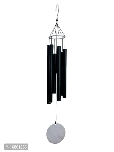 Om ssvmb9 Metal Feng Shui Vastu Windchime/Wind Chimes 6 Pipes Rods for Positive Vibrations Energy Flow at Home, Office, Garden, Balcony, Bedroom, Window, Indoor  Outdoor Decoration 26.5 Inch