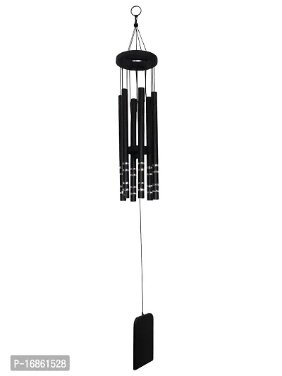 Om ssvmb9 Metal Feng Shui Vastu Windchime/Wind Chimes 6 Pipes Rods for Positive Vibrations Energy Flow at Home, Office, Garden, Balcony, Bedroom, Window, Indoor  Outdoor Decoration 27 Inch-thumb0