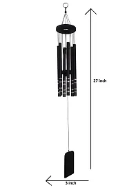 Om ssvmb9 Metal Feng Shui Vastu Windchime/Wind Chimes 6 Pipes Rods for Positive Vibrations Energy Flow at Home, Office, Garden, Balcony, Bedroom, Window, Indoor  Outdoor Decoration 27 Inch-thumb1
