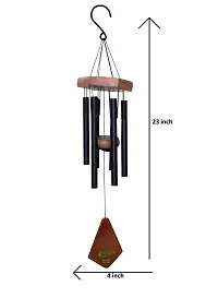 Om ssvmb9 Metal Feng Shui Vastu Windchime/Wind Chimes 6 Pipes Rods for Positive Vibrations Energy Flow at Home, Office, Garden, Balcony, Bedroom, Window, Indoor  Outdoor Decoration 23 Inch-thumb1