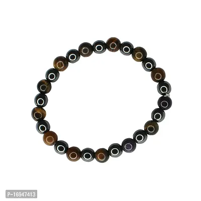 Om ssvmb9 Tiger Eye Bracelet | Natural  Certified | Astrological Gemstone | Positive Effect | Unisex Both for Men  Women (Pack Of 1)