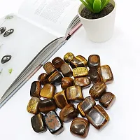 Om ssvmb9 Natural Tiger Eye Tumble Stone Raw Rough Stones for Reiki Healing and Crystal Healing Tumbled Stones Pack of 50 Gram Approx-thumb4