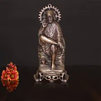 Om ssvmb9 AntiqueHomeDecor Sai Baba Metal Wall Hanging Showpiece Decorative Showpiece - 38 cm-thumb2